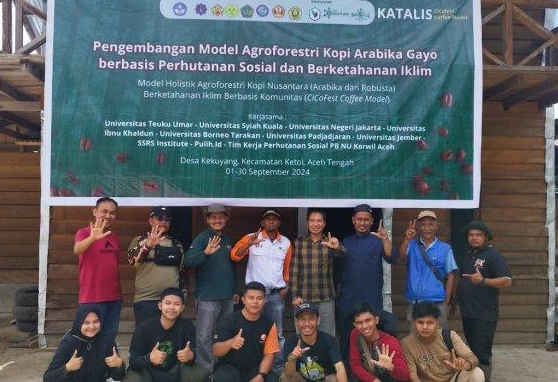 UTU Pimpin Penelitian Agroforestri Kopi Arabika Gayo Berbasis Perhutanan Sosial di Aceh Tengah